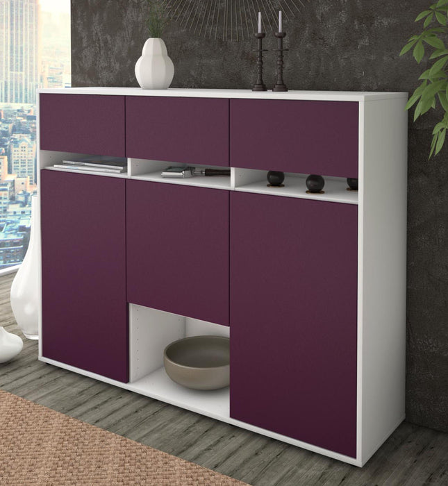 Highboard Natalie, Lila Studio (136x108x35cm) - Dekati GmbH