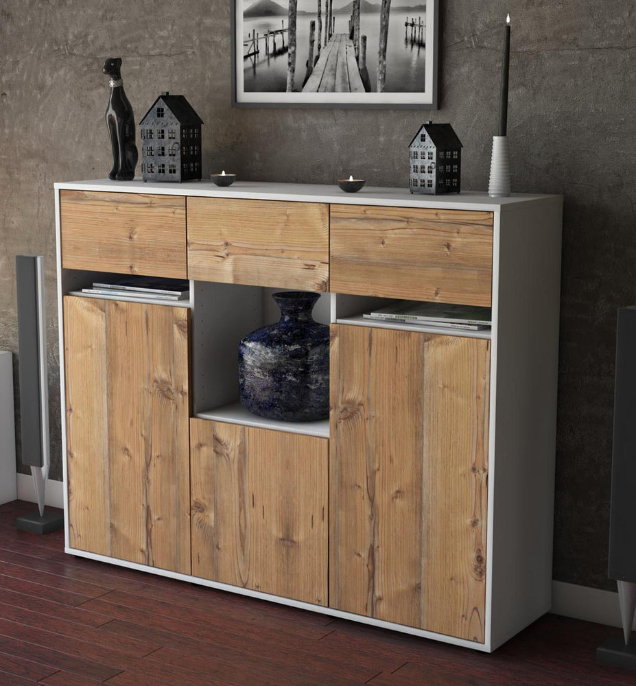 Highboard Nathalie, Pinie Studio (136x108x35cm) - Dekati GmbH