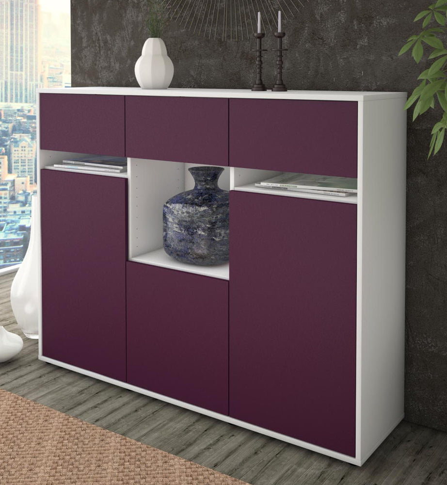 Highboard Nathalie, Lila Studio (136x108x35cm) - Dekati GmbH