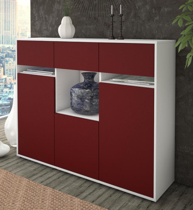 Highboard Nathalie, Bordeaux Studio (136x108x35cm) - Dekati GmbH