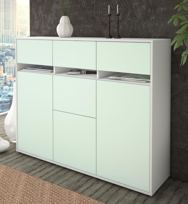 Highboard Neda, Mint Studio (136x108x35cm) - Dekati GmbH