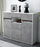 Highboard Nella, Beton Studio (136x108x35cm) - Dekati GmbH