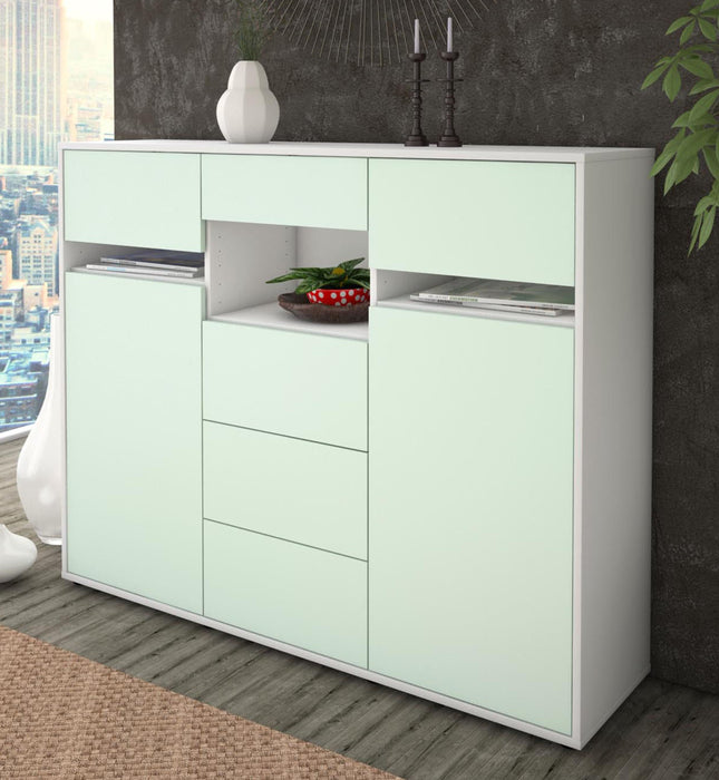 Highboard Nella, Mint Studio (136x108x35cm) - Dekati GmbH