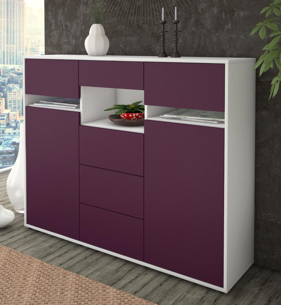 Highboard Nella, Lila Studio (136x108x35cm) - Dekati GmbH