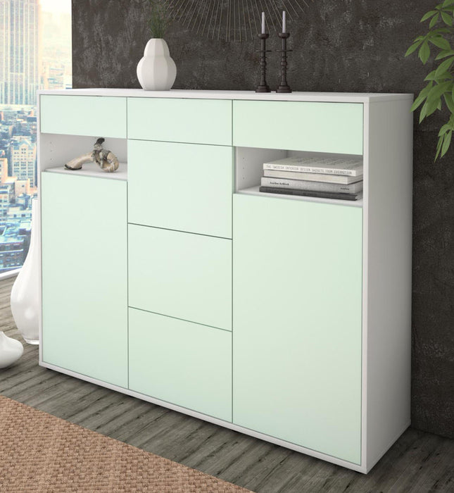 Highboard Nevia, Mint Studio (136x108x35cm) - Dekati GmbH