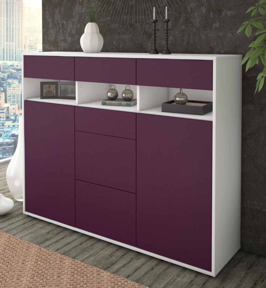 Highboard Ylenia, Lila Studio (136x108x35cm) - Dekati GmbH