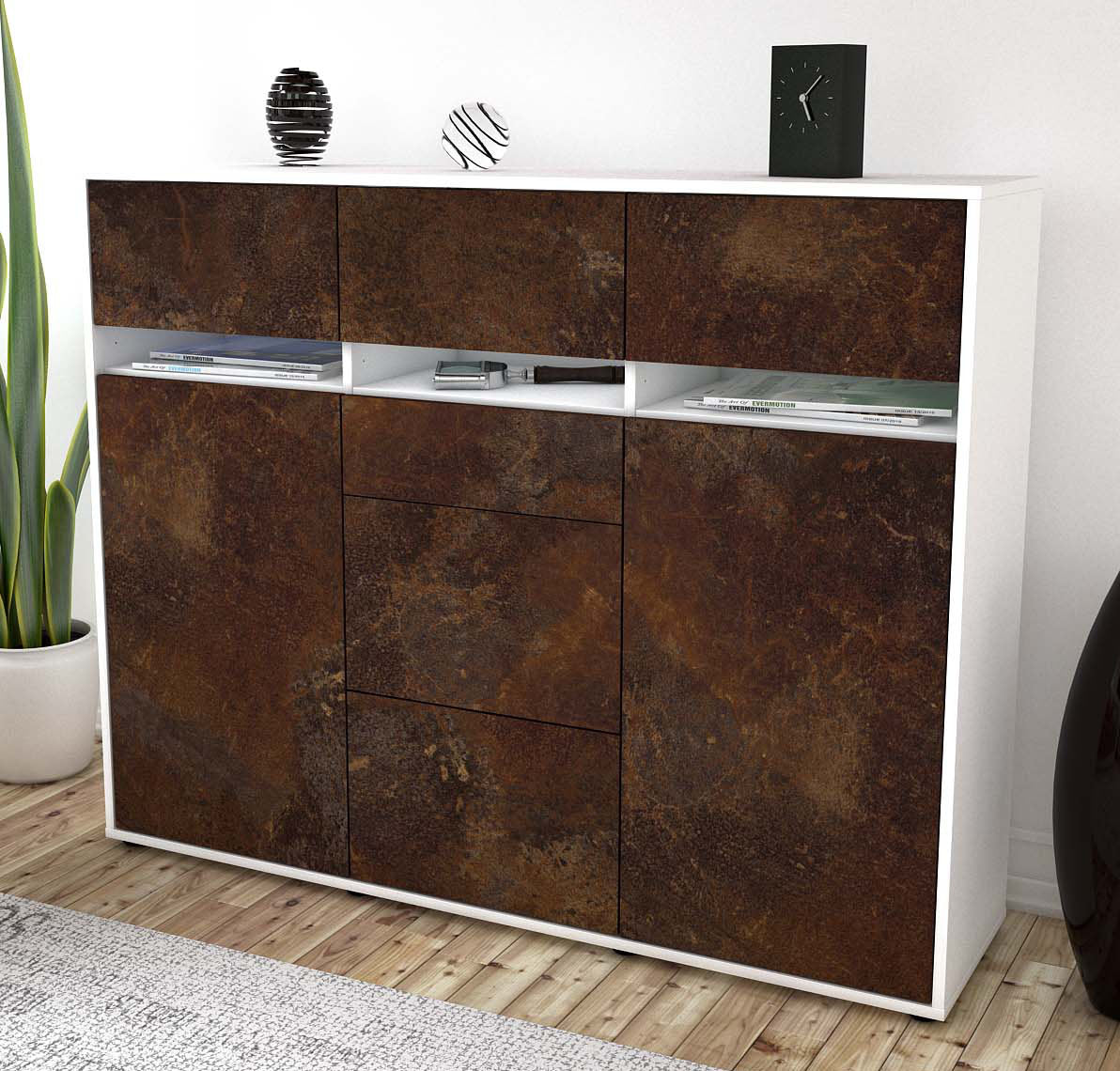 Highboard Nica, Rost Studio (136x108x35cm) - Dekati GmbH