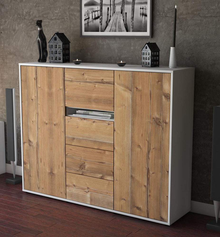 Highboard Nikola, Pinie Studio (136x108x35cm) - Dekati GmbH