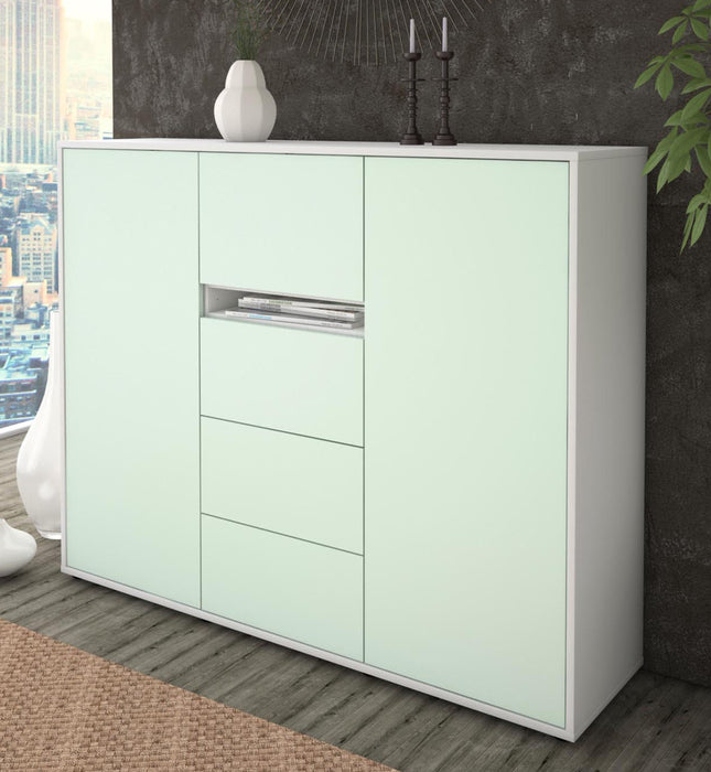 Highboard Nikola, Mint Studio (136x108x35cm) - Dekati GmbH