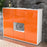 Highboard Nikolina, Orange Studio (136x108x35cm) - Dekati GmbH