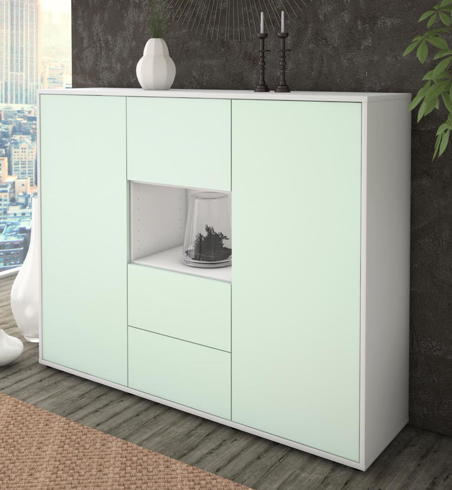 Highboard Nila, Mint Studio (136x108x35cm) - Dekati GmbH