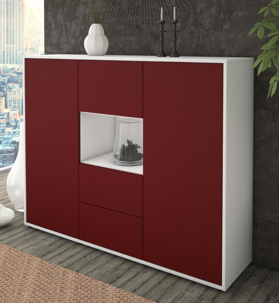 Highboard Nila, Bordeaux Studio (136x108x35cm) - Dekati GmbH