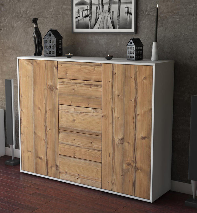 Highboard Nina, Pinie Studio (136x108x35cm) - Dekati GmbH