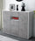 Highboard Noe, Beton Studio (136x108x35cm) - Dekati GmbH