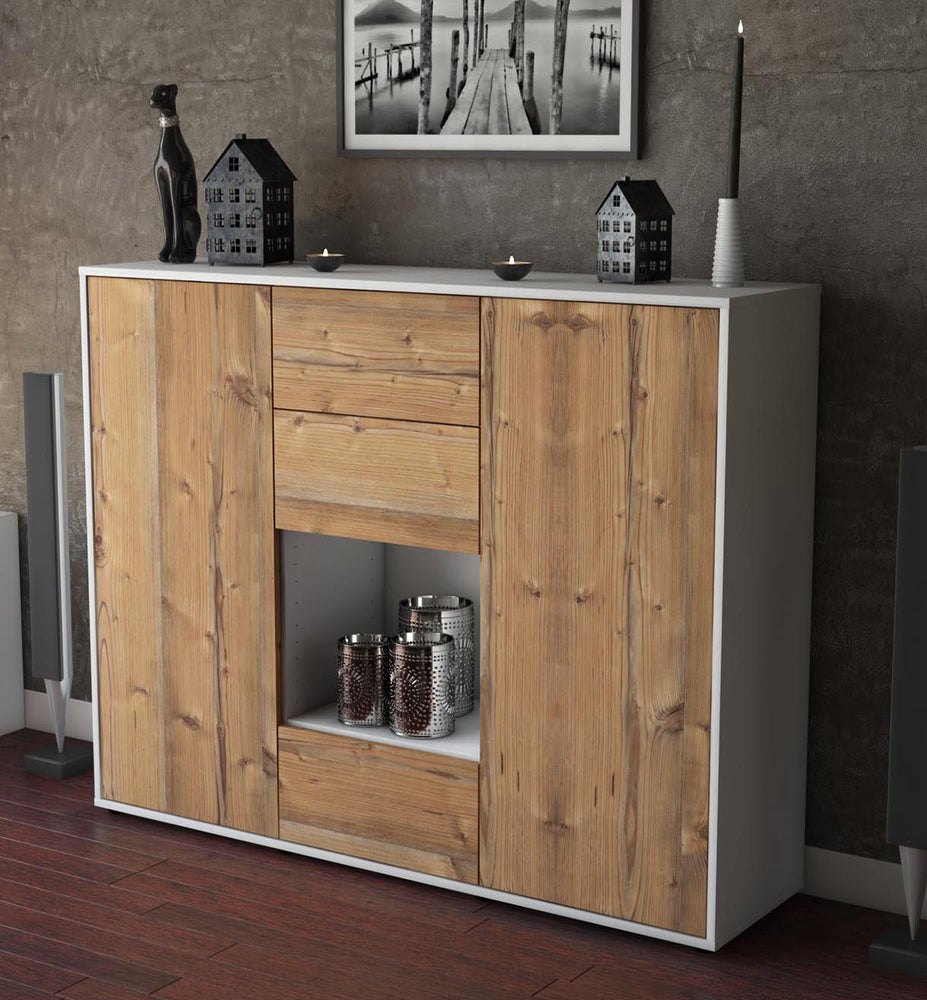 Highboard Nora, Pinie Studio (136x108x35cm) - Dekati GmbH