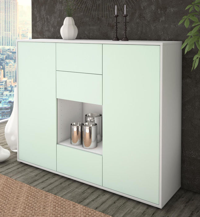 Highboard Nora, Mint Studio (136x108x35cm) - Dekati GmbH