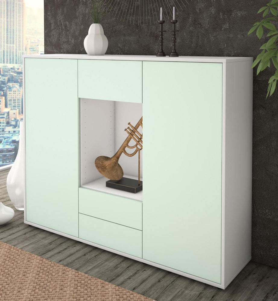 Highboard Norina, Mint Studio (136x108x35cm) - Dekati GmbH