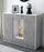 Highboard Nova, Beton Studio (136x108x35cm) - Dekati GmbH