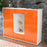 Highboard Nova, Orange Studio (136x108x35cm) - Dekati GmbH