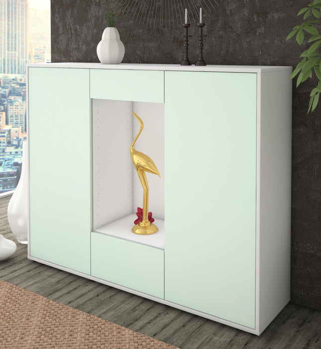 Highboard Nova, Mint Studio (136x108x35cm) - Dekati GmbH