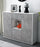 Highboard Nuria, Beton Studio (136x108x35cm) - Dekati GmbH