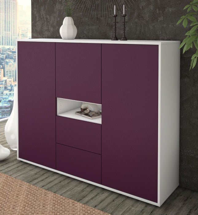 Highboard Olivia, Lila Studio (136x108x35cm) - Dekati GmbH