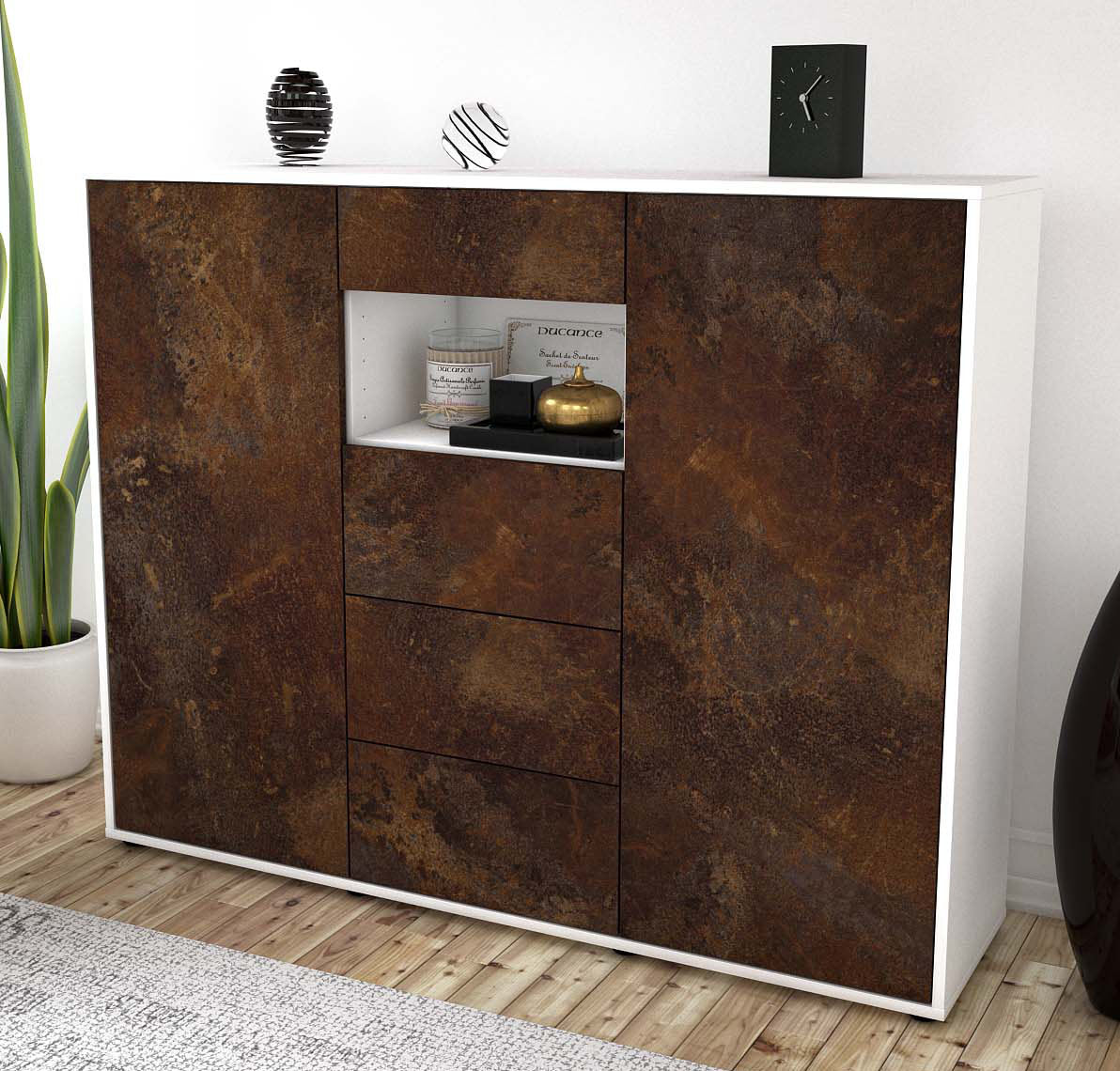 Highboard Ornella, Rost Studio (136x108x35cm) - Dekati GmbH