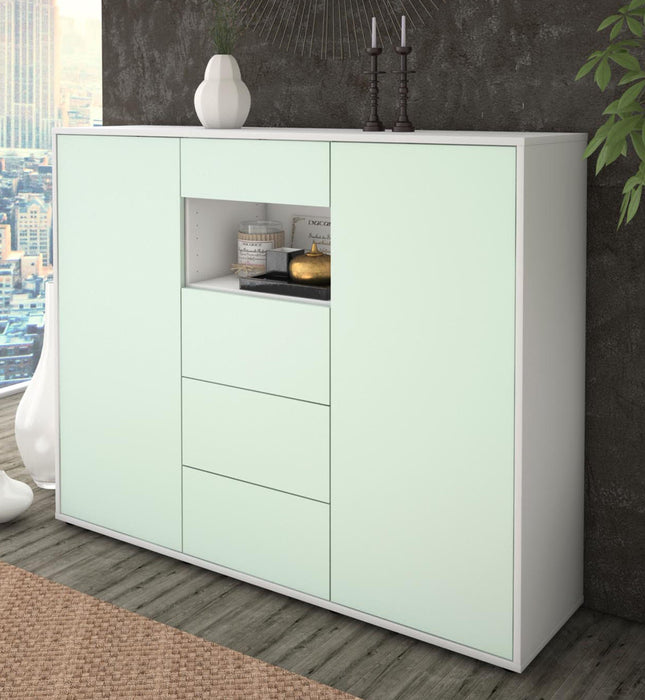 Highboard Ornella, Mint Studio (136x108x35cm) - Dekati GmbH