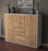 Highboard Pasquale, Pinie Studio (136x108x35cm) - Dekati GmbH