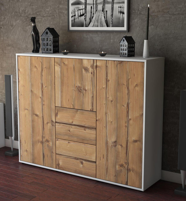 Highboard Pasquale, Pinie Studio (136x108x35cm) - Dekati GmbH