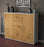 Highboard Patricia, Eiche Studio (136x108x35cm) - Dekati GmbH