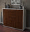 Highboard Patricia, Walnuss Studio (136x108x35cm) - Dekati GmbH