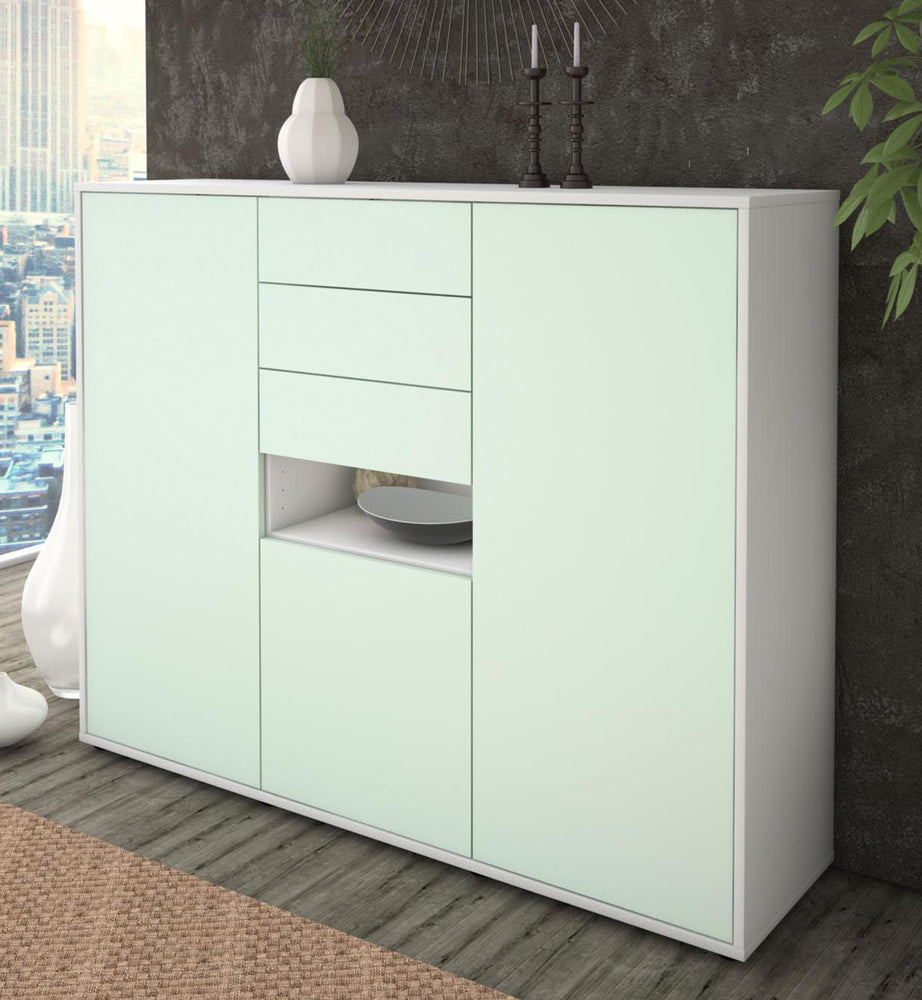 Highboard Paulina, Mint Studio (136x108x35cm) - Dekati GmbH