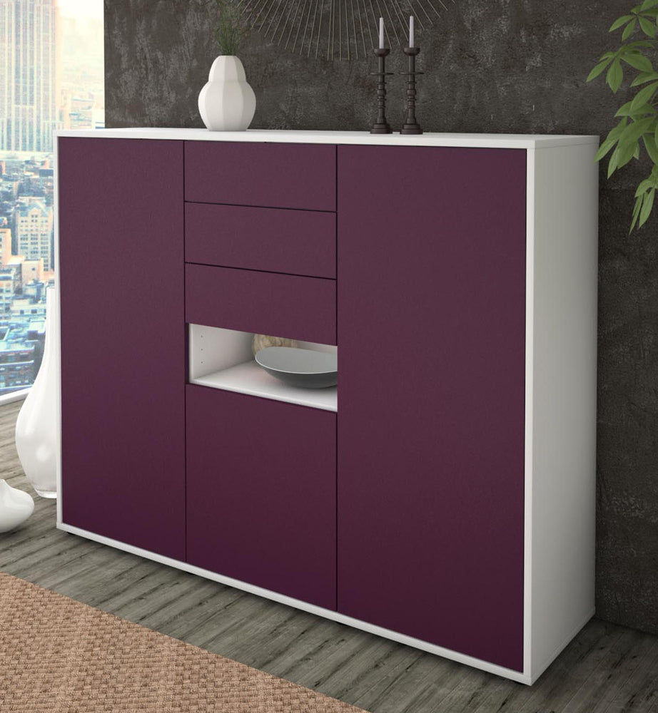 Highboard Paulina, Lila Studio (136x108x35cm) - Dekati GmbH