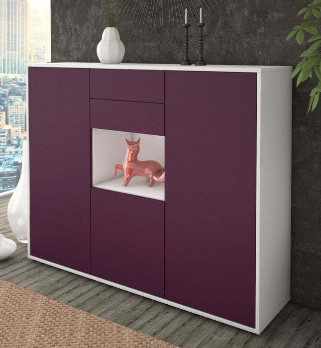 Highboard Penelope, Lila Studio (136x108x35cm) - Dekati GmbH