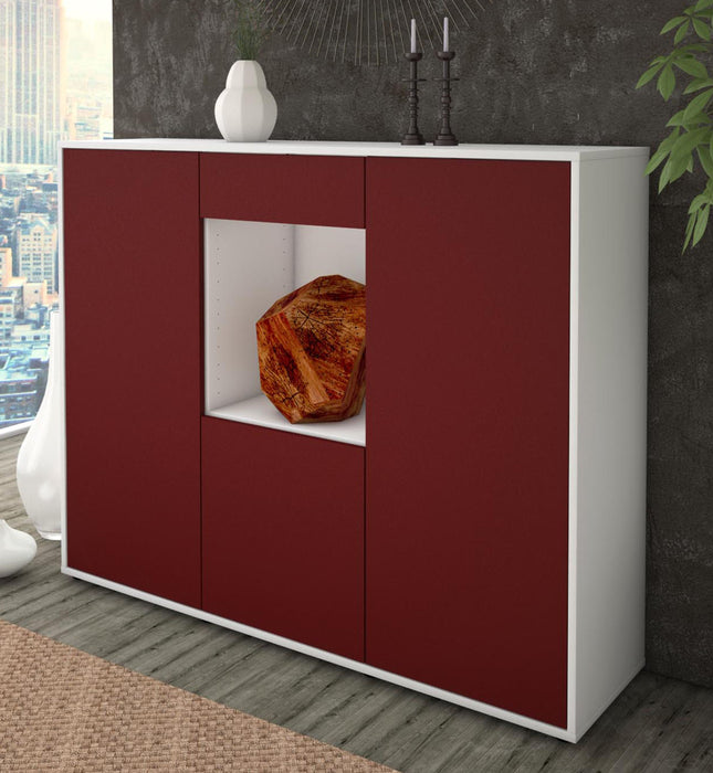 Highboard Peppina, Bordeaux Studio (136x108x35cm) - Dekati GmbH