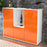 Highboard Pia, Orange Studio (136x108x35cm) - Dekati GmbH