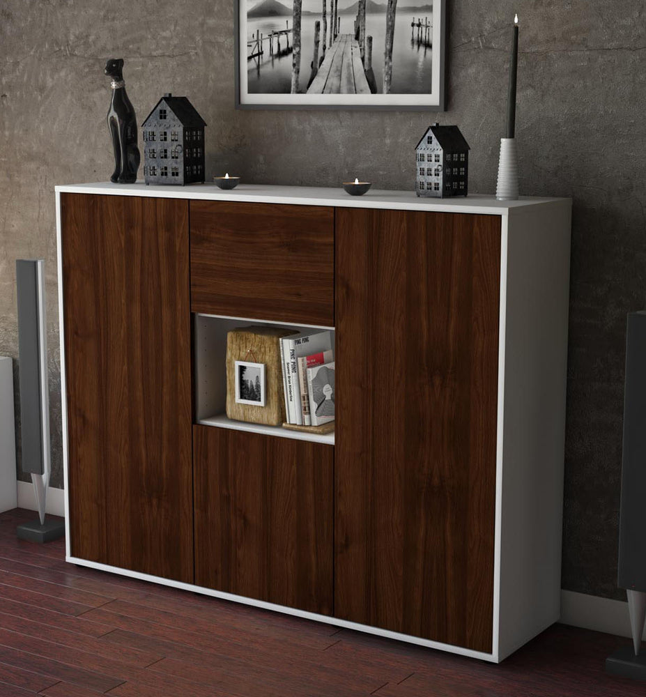 Highboard Pippa, Walnuss Studio (136x108x35cm) - Dekati GmbH