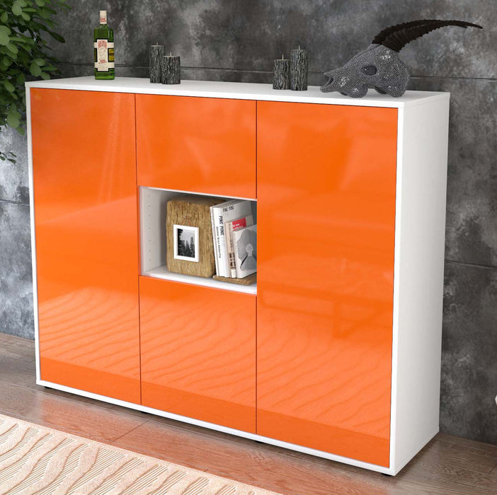 Highboard Pippa, Orange Studio (136x108x35cm) - Dekati GmbH