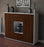 Highboard Priscilla, Walnuss Studio (136x108x35cm) - Dekati GmbH