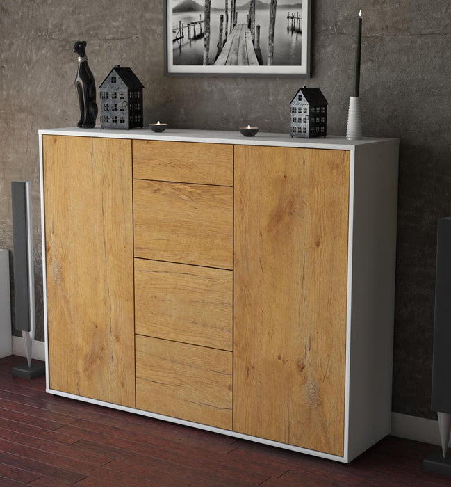 Highboard Prospera, Eiche Studio (136x108x35cm) - Dekati GmbH