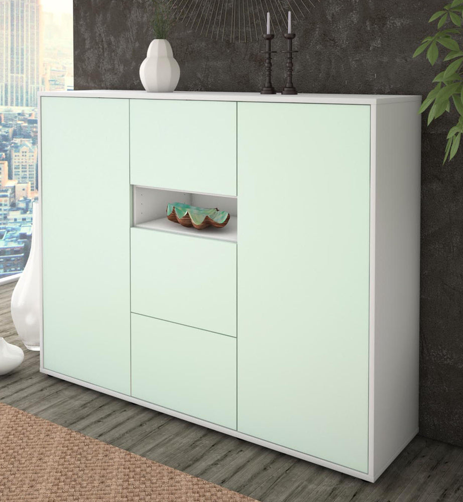 Highboard Quinta, Mint Studio (136x108x35cm) - Dekati GmbH