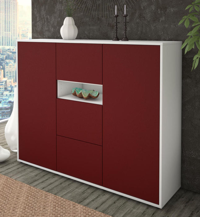 Highboard Quinta, Bordeaux Studio (136x108x35cm) - Dekati GmbH