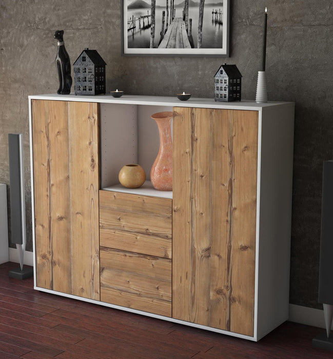 Highboard Rabea, Pinie Studio (136x108x35cm) - Dekati GmbH