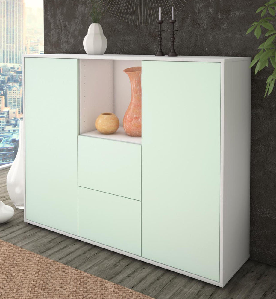 Highboard Rabea, Mint Studio (136x108x35cm) - Dekati GmbH