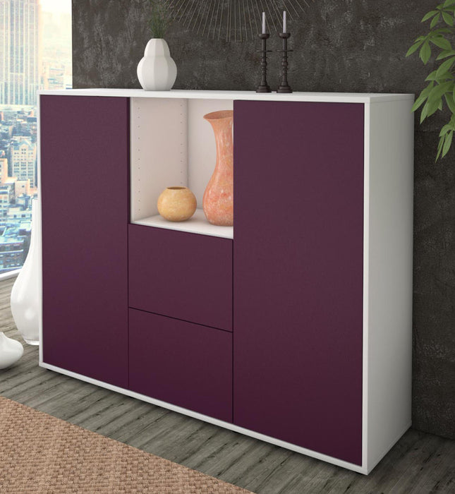 Highboard Rabea, Lila Studio (136x108x35cm) - Dekati GmbH