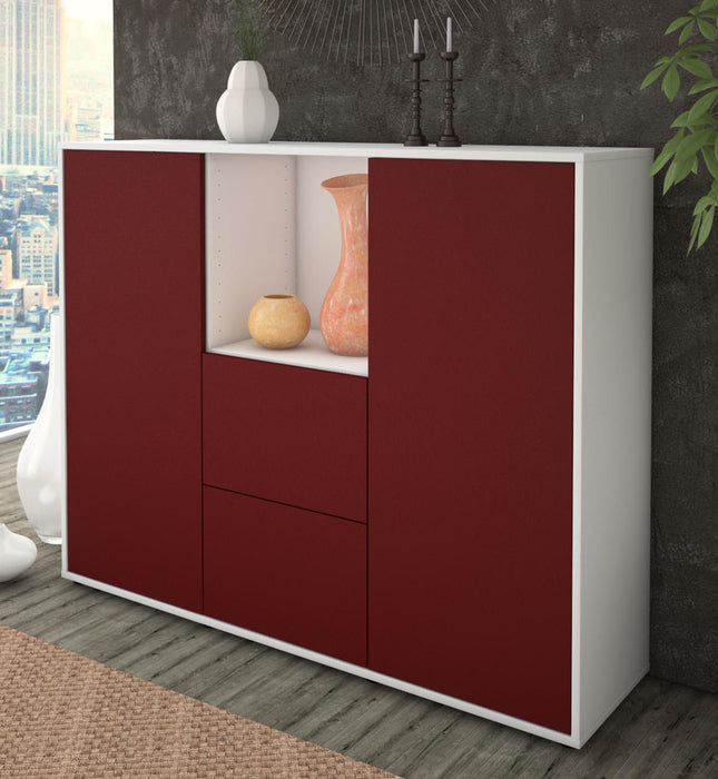 Highboard Rabea, Bordeaux Studio (136x108x35cm) - Dekati GmbH