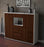 Highboard Rachelle, Walnuss Studio (136x108x35cm) - Dekati GmbH