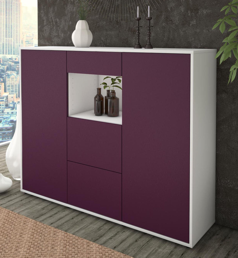 Highboard Rachelle, Lila Studio (136x108x35cm) - Dekati GmbH