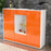 Highboard Raffaela, Orange Studio (136x108x35cm) - Dekati GmbH